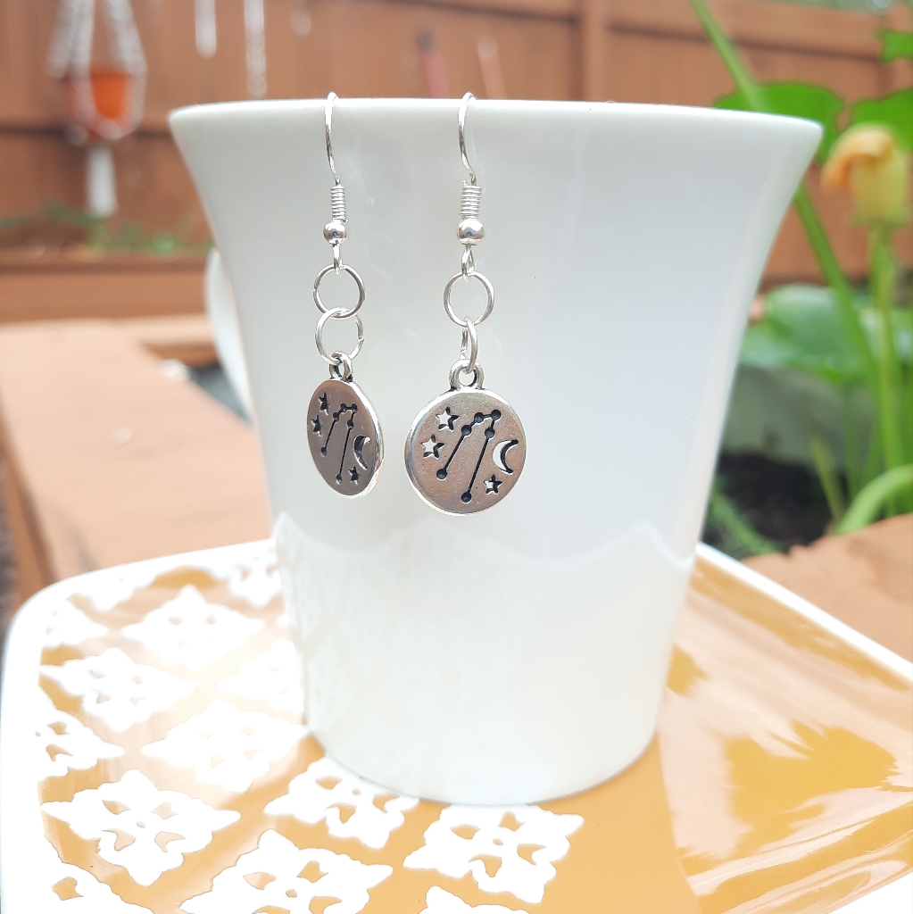 Taurus Zodiac Constellation Simple Earrings